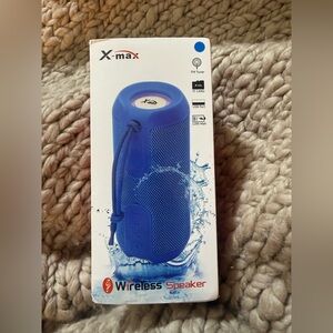 Brand New in Box X-max Blue Wireless Speaker